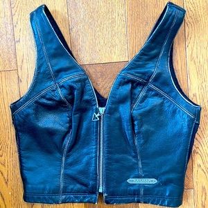 Harley Davison’s leather vest